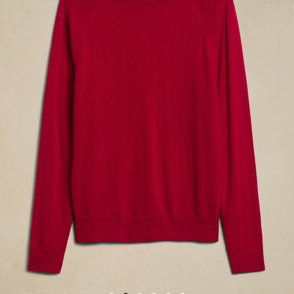 EUC Banana Republic Men’s Franco Italian Merino Wool Crewneck Sweater - Picture 5 of 5